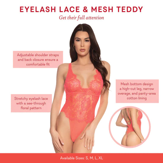 Coral Lace Bodysuit