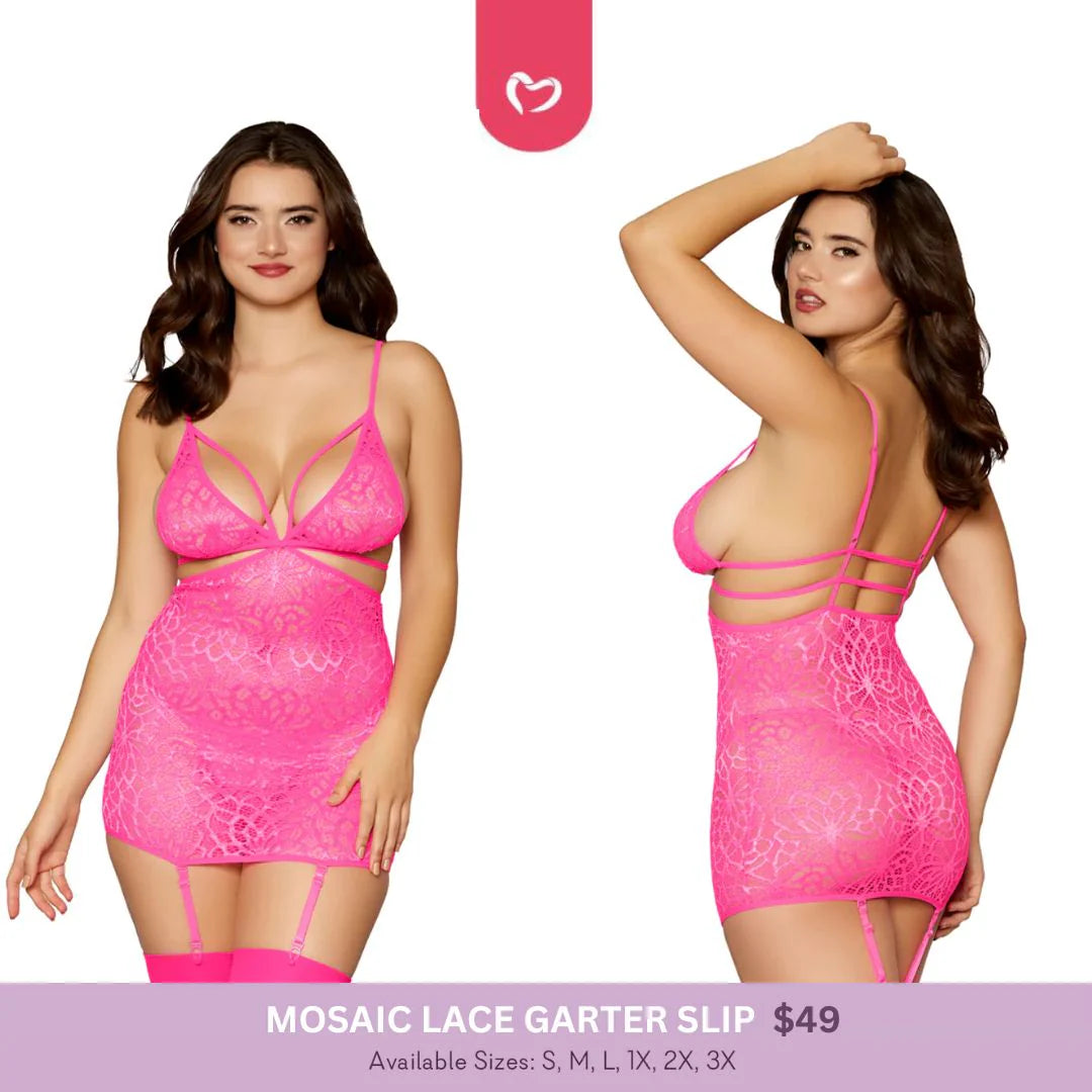 Pink Caged Chemise