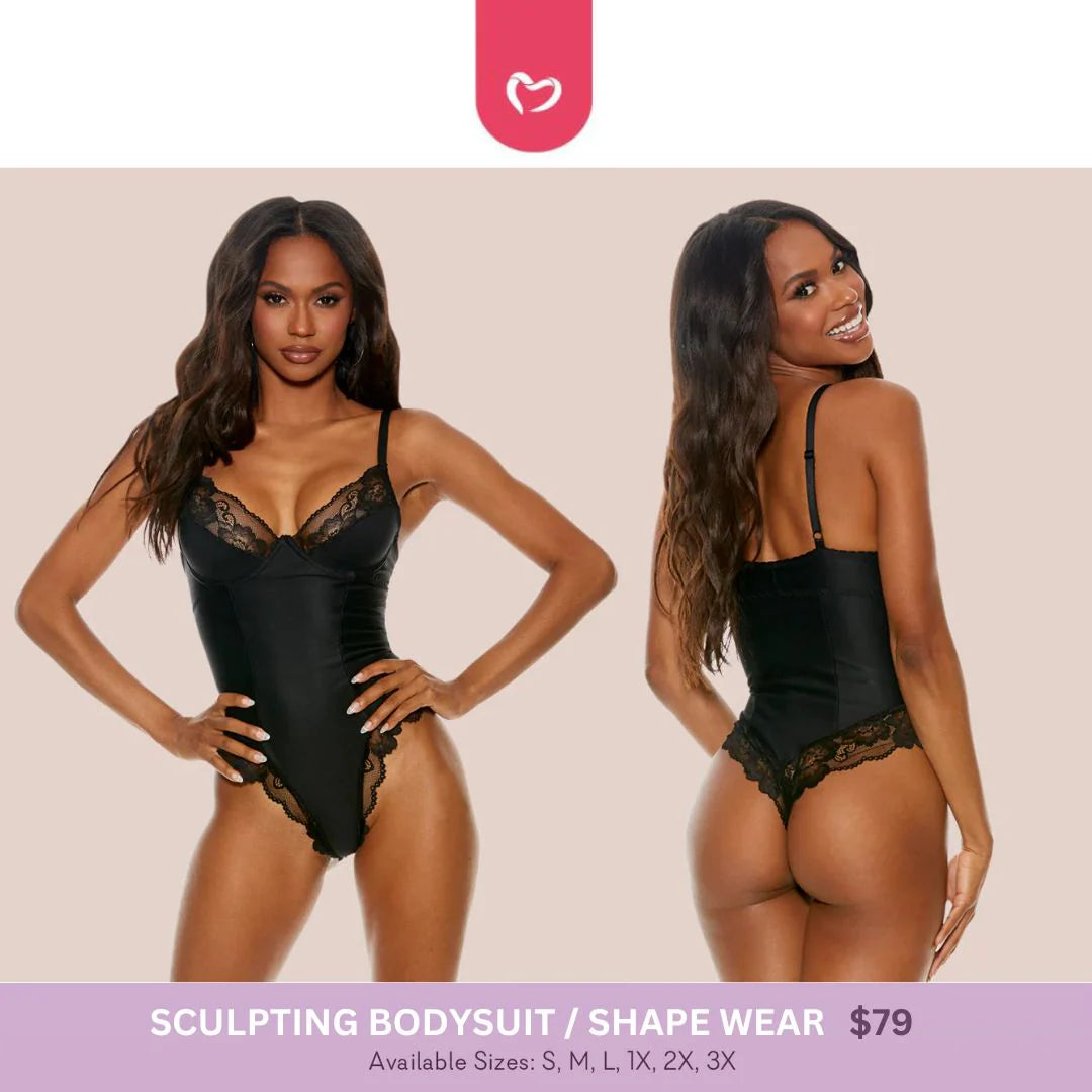 Sculpting Black Bodysuit
