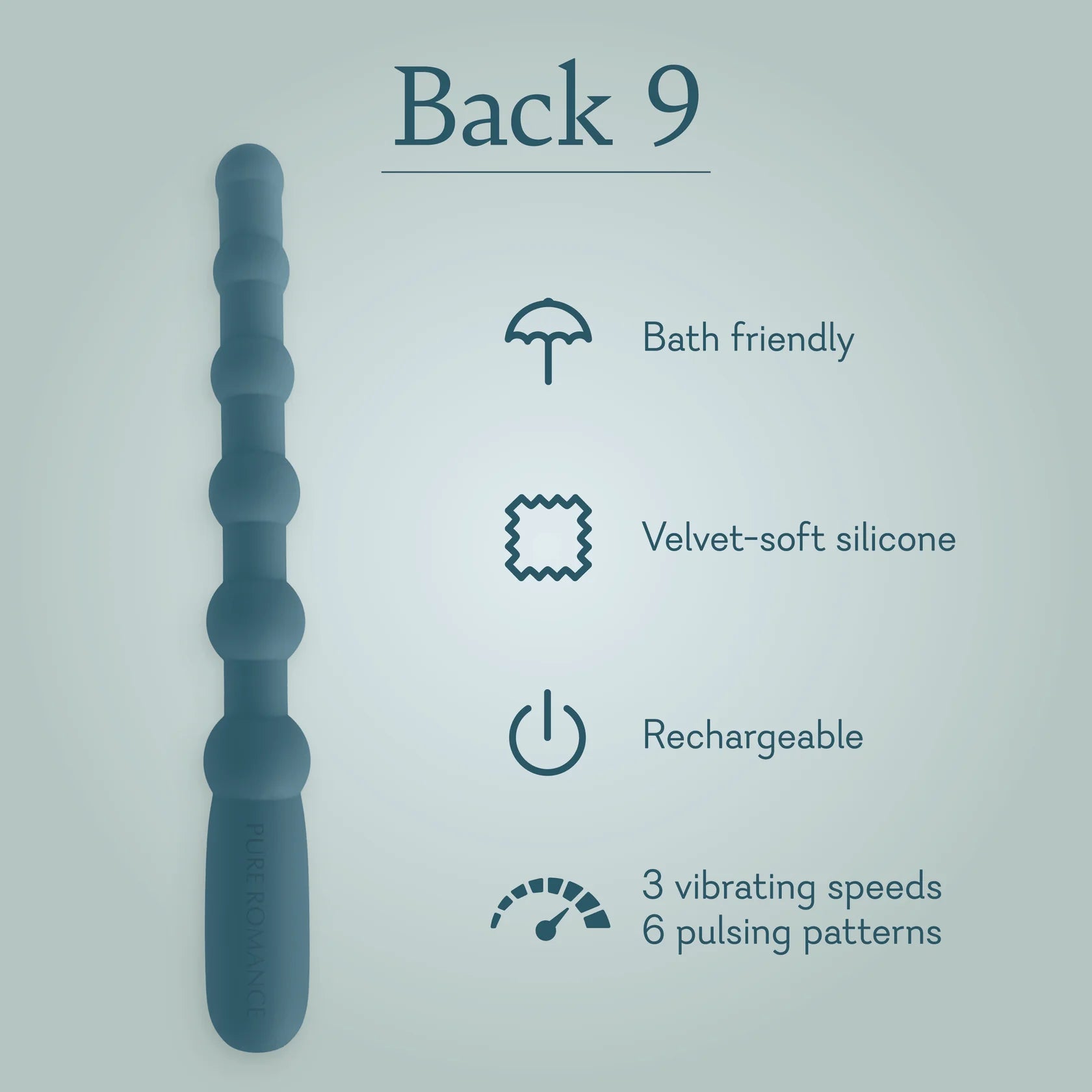 Back 9 Beaded Anal Toy