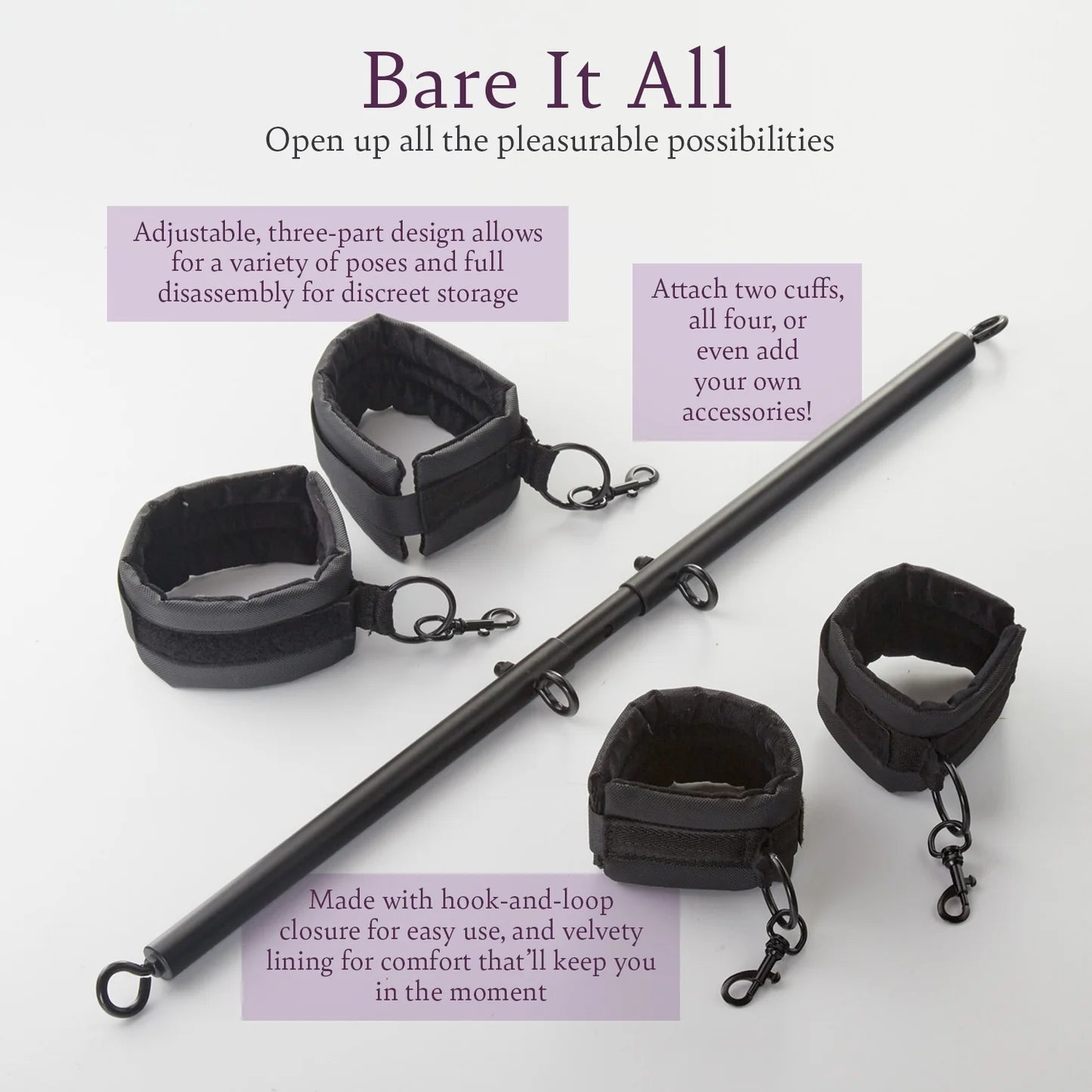 Bare It All Spreader Bar