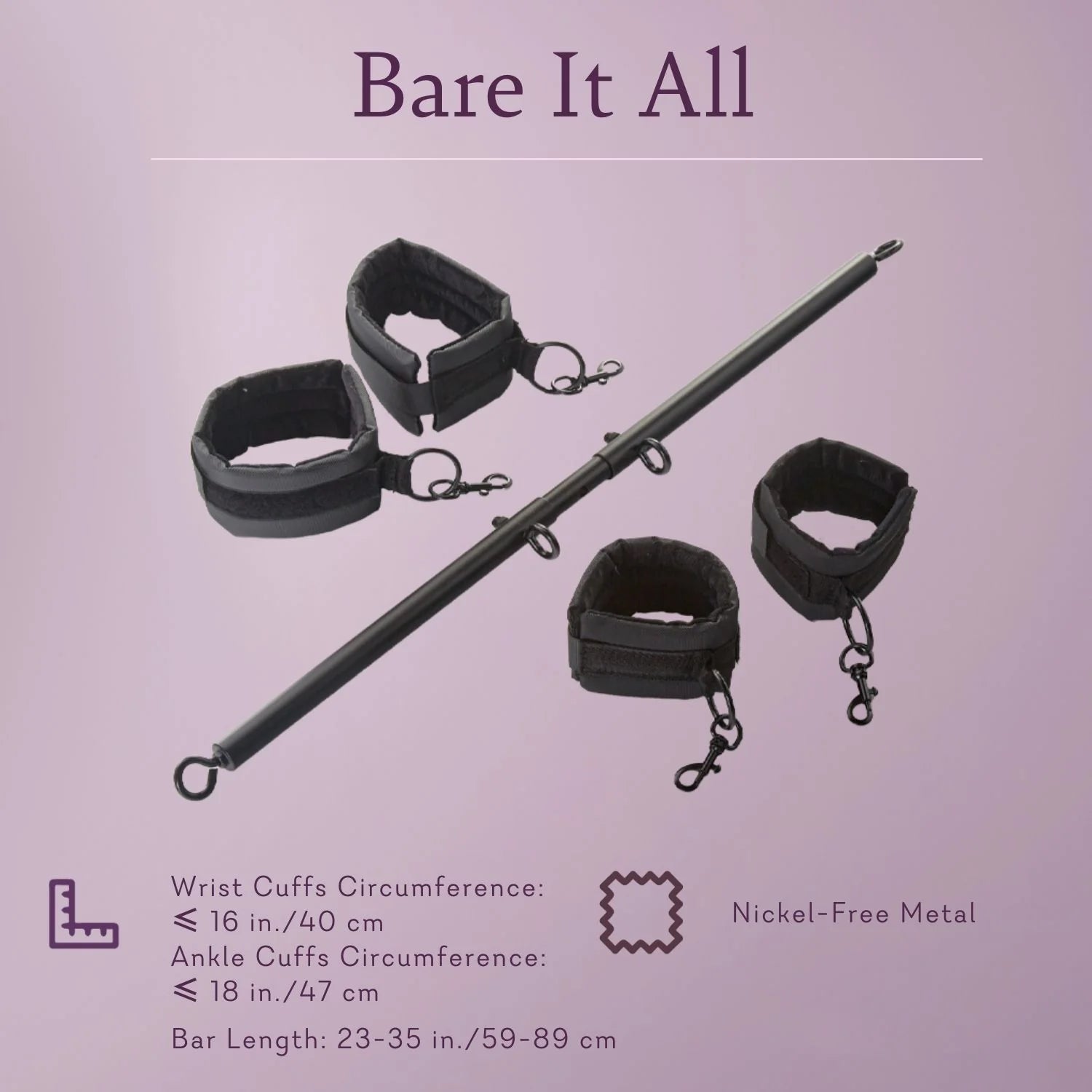 Bare It All Spreader Bar