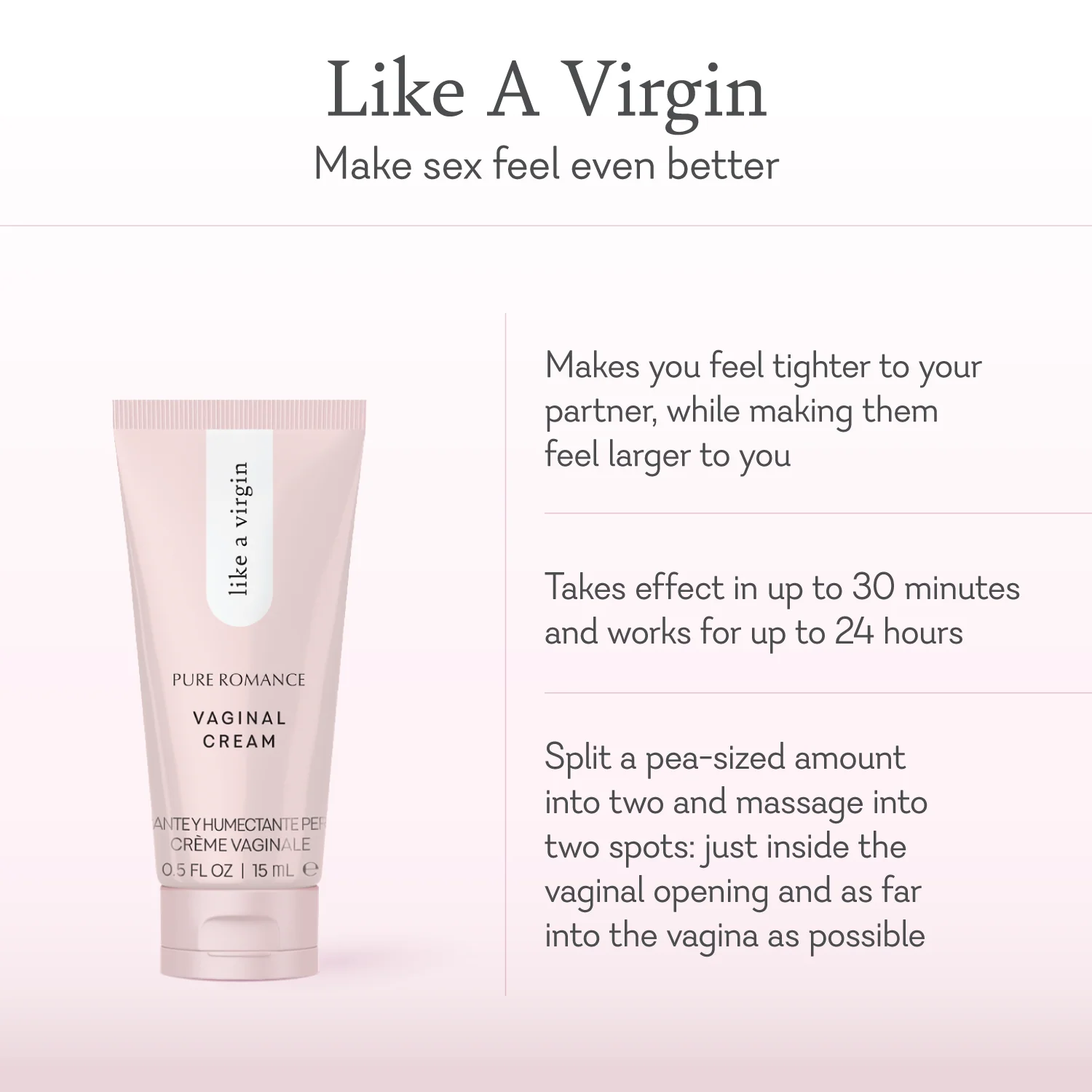Like a Virgin Tightening Cream