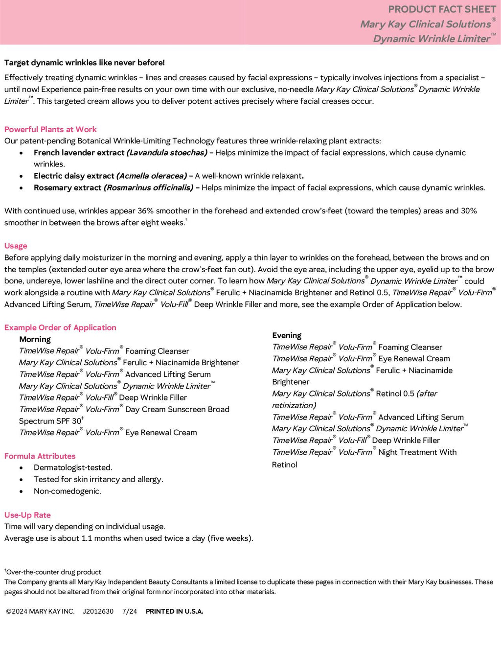 Wrinkle Limiter Clinical Solutions® Dynamic Wrinkle Limiter™